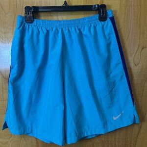 Nike Blue Athletic Shorts Lightweight Performance